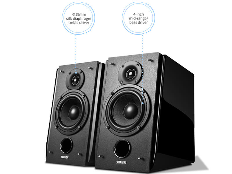 Bookshelf Speakers with Subwoofer Output | R1850DB -【Edifier】