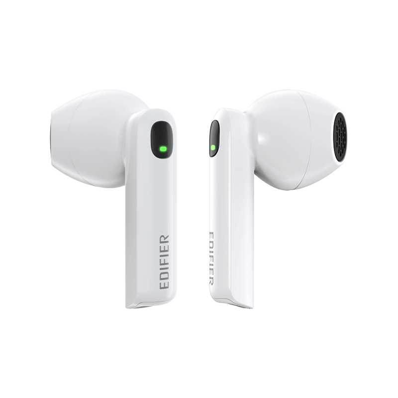 black W200T mini headphones