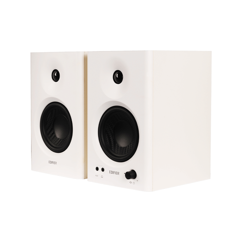 Edifier R1280DB Powered Bluetooth Bookshelf Speakers - Optical Input -  Wireless Studio Monitors - 4 Inch Near Field Speaker - 42w RMS - White 