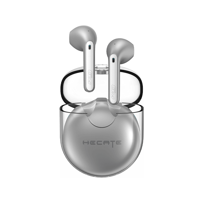 black gaming earbuds