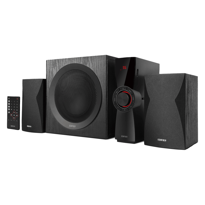 edifier black cx7 speakers system