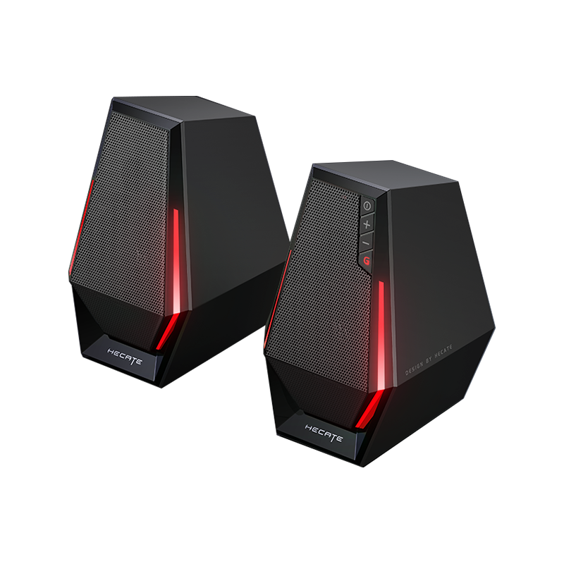 two black g1500 se gaming speakers