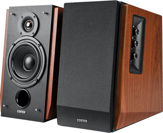 Edifier R1700BT Bluetooth Bookshelf Speakers - Active Near-field Studio  Monitors - Powered Speakers 2.0 Setup Wooden Enclosure - 66w RMS - White