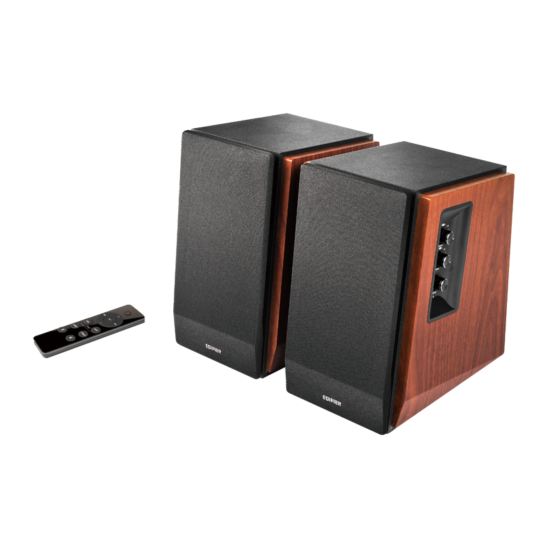  Edifier R1700BT Bluetooth Bookshelf Speakers - Active  Near-Field Studio Monitors - Powered Speakers 2.0 Setup Wooden Enclosure -  66w RMS (Renewed) : Electronics