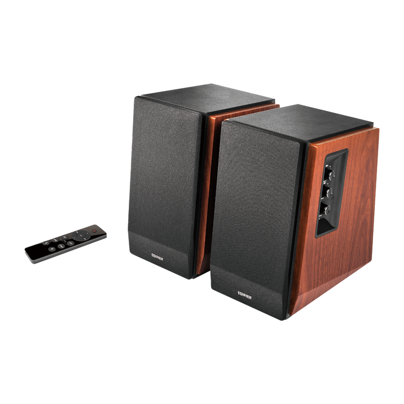 Edifier R1700BT Bluetooth Bookshelf Speakers - Active Near-field Studio  Monitors - Powered Speakers 2.0 Setup Wooden Enclosure - 4 inch Subwoofer -  66