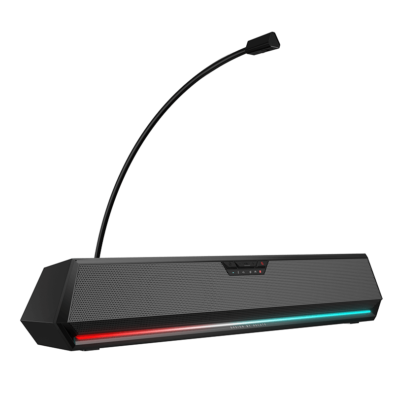 RGB Gaming Soundbar PC Desktop Wired Gaming Speaker Bluetooth Enhanced Bass