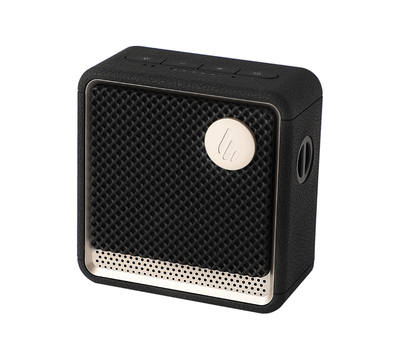 a black es20 bluetooth speaker