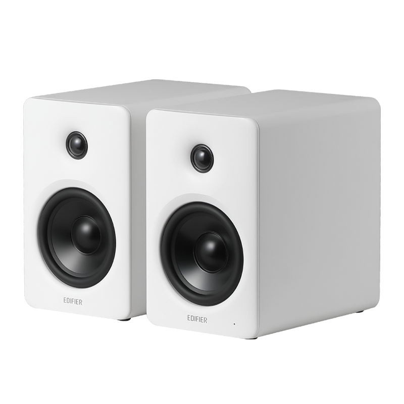 white edifier M90 speakers