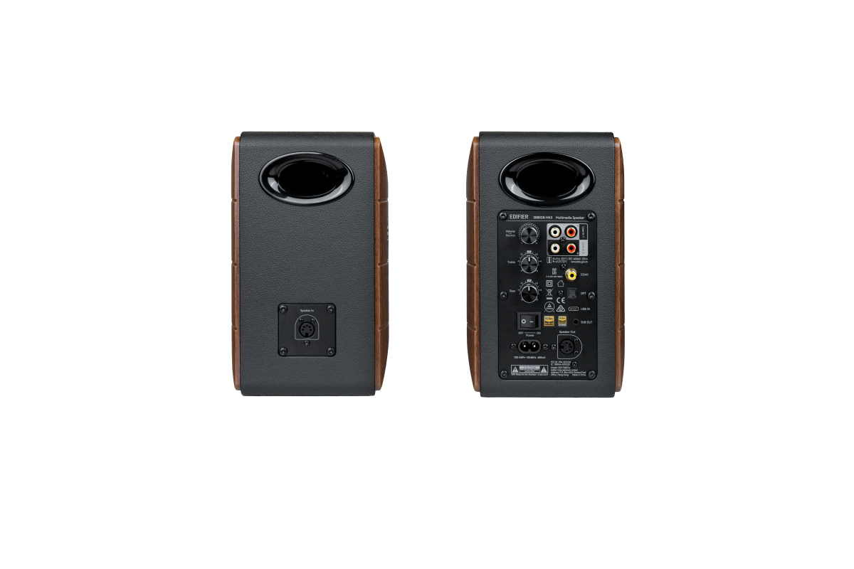 two white S880DB speakers